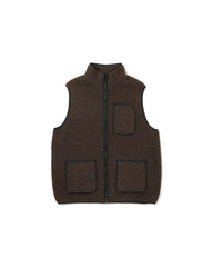 Recycled Wool Boa Vest
