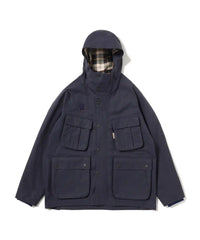 Waxed Cotton Hoodie