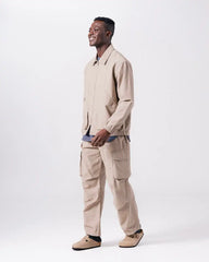 Light Dobby Cloth Harrington Jacket